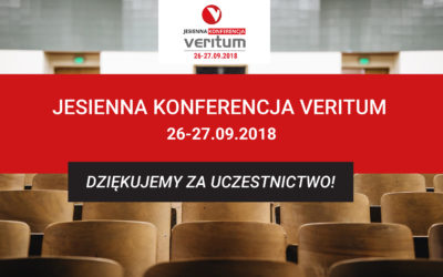 Podziękowanie za udział w Jesiennej Konferencji Veritum 2018