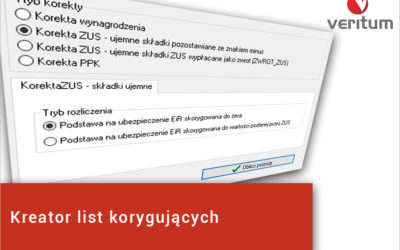 Nowy kreator list korygujących 2.5.0