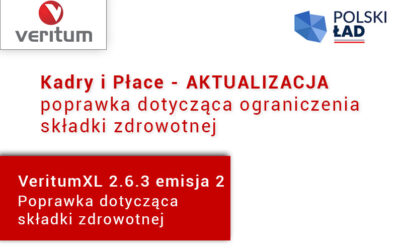 Kadry i Płace (aktualizacja) – ograniczenie składki zdrowotnej do wysokości podatku według regulacji do dnia 31.12.2021 r.