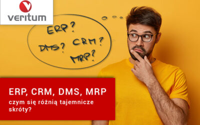 Czym się różni ERP od CRM, DMS czy MRP? – wyjaśniamy
