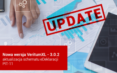 VeritumXL 3.0.2 – aktualizacja schematu eDeklaracji PIT-11