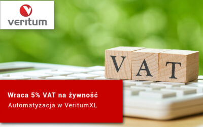Zmiana stawki VAT od 1 kwietnia 2024 – funkcja specjalna w VeritumXL