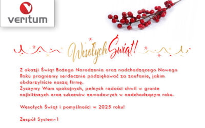 Wesołych Świąt i pomyślności w 2025 roku!