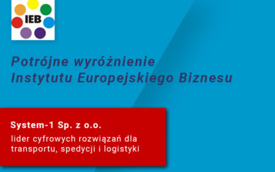 Laureat konkursu Europejskiego Instytutu Biznesu